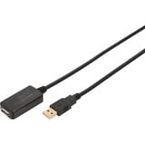 Digitus Câble d'extension USB 2.0 actif, 5 mètres Noir
