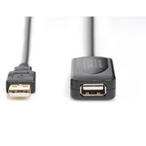 Digitus Câble d'extension USB 2.0 actif, 5 mètres Noir