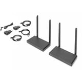 Digitus Kit d'extension KVM HDMI sans fil, Extension HDMI Noir