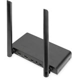 Digitus Kit d'extension KVM HDMI sans fil, Extension HDMI Noir