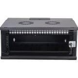 Digitus Kit réseau SOHO Pro 19" 540x400 mm (LxP), Armoire informatique Noir