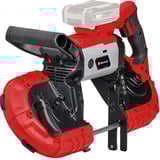 EINHELL Scie à ruban sans fil Power X-Change TE-MB 18/127 Li-Solo, 18 volts Rouge/Noir