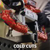 EINHELL Scie à ruban sans fil Power X-Change TE-MB 18/127 Li-Solo, 18 volts Rouge/Noir