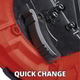 EINHELL Scie à ruban sans fil Power X-Change TE-MB 18/127 Li-Solo, 18 volts Rouge/Noir