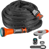 GARDENA Liano tuyau d'arrosage 10 m Au-dessus du sol Noir Gris/Orange, 10 m, Au-dessus du sol, Noir, 35 bar