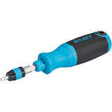 Hazet Tournevis à cliquet avec embouts 811R-3, Set d'embouts de vissage Bleu/Noir