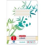 Herlitz GREENline bloc-notes A5 16 feuilles Vert, Blanc, Livret Image, Vert, Blanc, A5, 16 feuilles, 80 g/m², Papier ligné