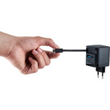 Intenso Adaptateur secteur W65ACIC GaN, Chargeur Noir