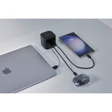 Intenso Adaptateur secteur W65ACIC GaN chargeur Noir, 2x USB-C, 1x USB-A