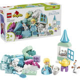 LEGO DUPLO Disney Frozen Boîte créative avec Elsa et Olaf, Jouets de construction 