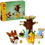 LEGO Terrain de jeux pour animaux au printemps, Jouets de construction 40709