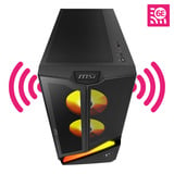MSI 00B94221-883, PC gaming Noir/transparent