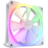 NZXT F140 RGB Single 140x140x26, Ventilateur de boîtier Blanc, Ventilateur unique, sans contrôleur