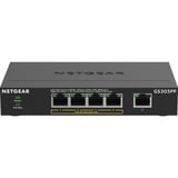 Netgear GS305PP Non-géré Gigabit Ethernet (10/100/1000) Connexion Ethernet, supportant l'alimentation via ce port (PoE) Noir, Switch Noir, Non-géré, Gigabit Ethernet (10/100/1000), Full duplex, Connexion Ethernet, supportant l'alimentation via ce port (PoE), Montage mural