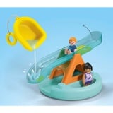 PLAYMOBIL Junior Aqua : île de baignade avec toboggan aquatique, Jouets de construction 