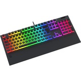 SPC Gear Clavier gaming Noir/transparent
