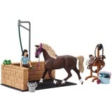 Schleich Horse Club - Blanchisserie avec le Horse Club Emily & Luna, Figurine 42438