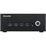 Shuttle Nano PC NA10H7, AMD Ryzen™ 7-8845HS APU, Radeon 780M , 2xHDMI, 2xUSB 4.0 (DP), 2x2.5Gbit LAN, VESA, 24/7, Barebone Noir, AMD Ryzen™ 7-8845HS APU, Radeon 780M , 2xHDMI, 2xUSB 4.0 (DP), 2x2.5Gbit LAN, VESA, 24/7, PC de dimension 1L, Mini PC type barebone, DDR5-SDRAM, PCI Express, Ethernet/LAN, 120 W