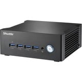 Shuttle Nano PC NA10H7, AMD Ryzen™ 7-8845HS APU, Radeon 780M , 2xHDMI, 2xUSB 4.0 (DP), 2x2.5Gbit LAN, VESA, 24/7, Barebone Noir, AMD Ryzen™ 7-8845HS APU, Radeon 780M , 2xHDMI, 2xUSB 4.0 (DP), 2x2.5Gbit LAN, VESA, 24/7, PC de dimension 1L, Mini PC type barebone, DDR5-SDRAM, PCI Express, Ethernet/LAN, 120 W