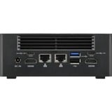 Shuttle Nano PC NA10H7, AMD Ryzen™ 7-8845HS APU, Radeon 780M , 2xHDMI, 2xUSB 4.0 (DP), 2x2.5Gbit LAN, VESA, 24/7, Barebone Noir, AMD Ryzen™ 7-8845HS APU, Radeon 780M , 2xHDMI, 2xUSB 4.0 (DP), 2x2.5Gbit LAN, VESA, 24/7, PC de dimension 1L, Mini PC type barebone, DDR5-SDRAM, PCI Express, Ethernet/LAN, 120 W