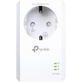TP-Link TL-PA7017P Adaptateur réseau CPL 1000 Mbit/s Ethernet/LAN Blanc 1 pièce(s), Powerline Blanc, 1000 Mbit/s, IEEE 1901, IEEE 802.3, IEEE 802.3ab, IEEE 802.3u, Gigabit Ethernet, 10,100,1000 Mbit/s, HomePlug AV2, OFDM