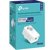 TP-Link TL-PA7017P Adaptateur réseau CPL 1000 Mbit/s Ethernet/LAN Blanc 1 pièce(s), Powerline Blanc, 1000 Mbit/s, IEEE 1901, IEEE 802.3, IEEE 802.3ab, IEEE 802.3u, Gigabit Ethernet, 10,100,1000 Mbit/s, HomePlug AV2, OFDM