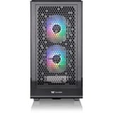 Thermaltake Ceres 330 TG ARGB boîtier midi tower Noir | 2x USB-A | 1x USB-C | RGB | Verre Trempé