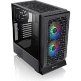 Thermaltake Ceres 330 TG ARGB boîtier midi tower Noir | 2x USB-A | 1x USB-C | RGB | Verre Trempé
