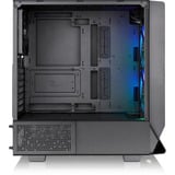 Thermaltake Ceres 330 TG ARGB boîtier midi tower Noir | 2x USB-A | 1x USB-C | RGB | Verre Trempé
