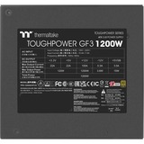 Thermaltake Toughpower GF3 alimentation modulaire 1200 watt Noir, 4x PCIe