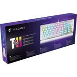 Turtle Beach Vulcan II RGB clavier gaming mécanique Aluminium (brossé), Layout DE (QWERTZ), Roccat Titan II Red, 100%
