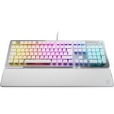 Turtle Beach Vulcan II, clavier gaming Aluminium (brossé)/Blanc, Layout DE, Roccat Titan II Red