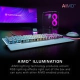 Turtle Beach Vulcan II, clavier gaming Aluminium (brossé)/Blanc, Layout DE, Roccat Titan II Red