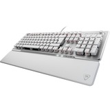 Turtle Beach Vulcan II, clavier gaming Aluminium (brossé)/Blanc, Layout DE, Roccat Titan II Red