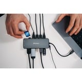 Verbatim CMH-14 USB Type-C 5000 Mbit/s Argent, Station d'accueil Gris, USB Type-C, HDMI, RJ-45, USB 2.0, USB 3.2 Gen 1 (3.1 Gen 1) Type-A, USB 3.2 Gen 1 (3.1 Gen 1) Type-C, USB..., MicroSD (TransFlash), SD, 5000 Mbit/s, 60 Hz, Argent