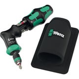 Wera Kraftform Kompakt Pistol RA-R 1, Set d'embouts de vissage Noir/Vert