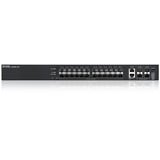 Zyxel XGS2220-30F Géré L3 Noir, Switch Géré, L3, Grille de montage