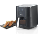 gorenje AF1350DWB Unique 5,4 L Autonome 1350 W Friteuse d’air chaud Noir, Friteuse à air chaud Noir, Friteuse d’air chaud, 5,4 L, 80 °C, 200 °C, 60 min, Unique
