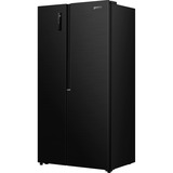 gorenje NRS917E41BX frigo américain Pose libre 544 L E Noir, Side-by-side Acier inoxydable (foncé), Pose libre, Américain, Noir, 2 portes(s), Tactile, LED