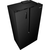 gorenje NRS917E41BX frigo américain Pose libre 544 L E Noir, Side-by-side Acier inoxydable (foncé), Pose libre, Américain, Noir, 2 portes(s), Tactile, LED