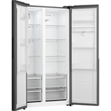 gorenje NRS917E41BX frigo américain Pose libre 544 L E Noir, Side-by-side Acier inoxydable (foncé), Pose libre, Américain, Noir, 2 portes(s), Tactile, LED