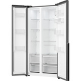 gorenje NRS917E41BX frigo américain Pose libre 544 L E Noir, Side-by-side Acier inoxydable (foncé), Pose libre, Américain, Noir, 2 portes(s), Tactile, LED
