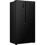 gorenje NRS917E41BX frigo américain Pose libre 544 L Noir, Side-by-side Acier inoxydable (foncé), Pose libre, Américain, Noir, 2 portes(s), Tactile, LED