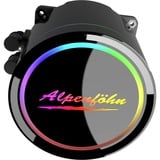 Alpenföhn Gletscherwasser 360 High Speed AiO RGB, Watercooling Noir, Connecteur de ventilateur PWM à 4 broches