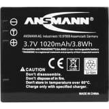 Ansmann Batterie pour Appareil Photo / Caméscope A-Pan CGA S005 3.7V 1150 mAh, Batterie appareil photo 1150 mAh, 3,7 V, Lithium-Ion (Li-Ion)