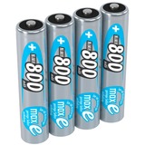 Ansmann maxE 800mAh NiMh, Batterie Argent, AAA, Hybrides nickel-métal (NiMH), 1,2 V, 800 mAh, 10.5 x 44.5