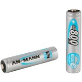 Ansmann maxE 800mAh NiMh, Batterie Argent, AAA, Hybrides nickel-métal (NiMH), 1,2 V, 800 mAh, 10.5 x 44.5