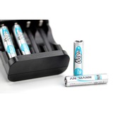 Ansmann maxE 800mAh NiMh, Batterie Argent, AAA, Hybrides nickel-métal (NiMH), 1,2 V, 800 mAh, 10.5 x 44.5