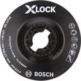 Bosch 2 608 601 711 accessoire pour meuleuse d'angle Assiette-support, Patin de ponçage Assiette-support, 11,5 cm, Bosch, Noir, 13300 tr/min, Plastique