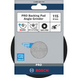 Bosch 2 608 601 711 accessoire pour meuleuse d'angle Assiette-support, Patin de ponçage Assiette-support, 11,5 cm, Bosch, Noir, 13300 tr/min, Plastique